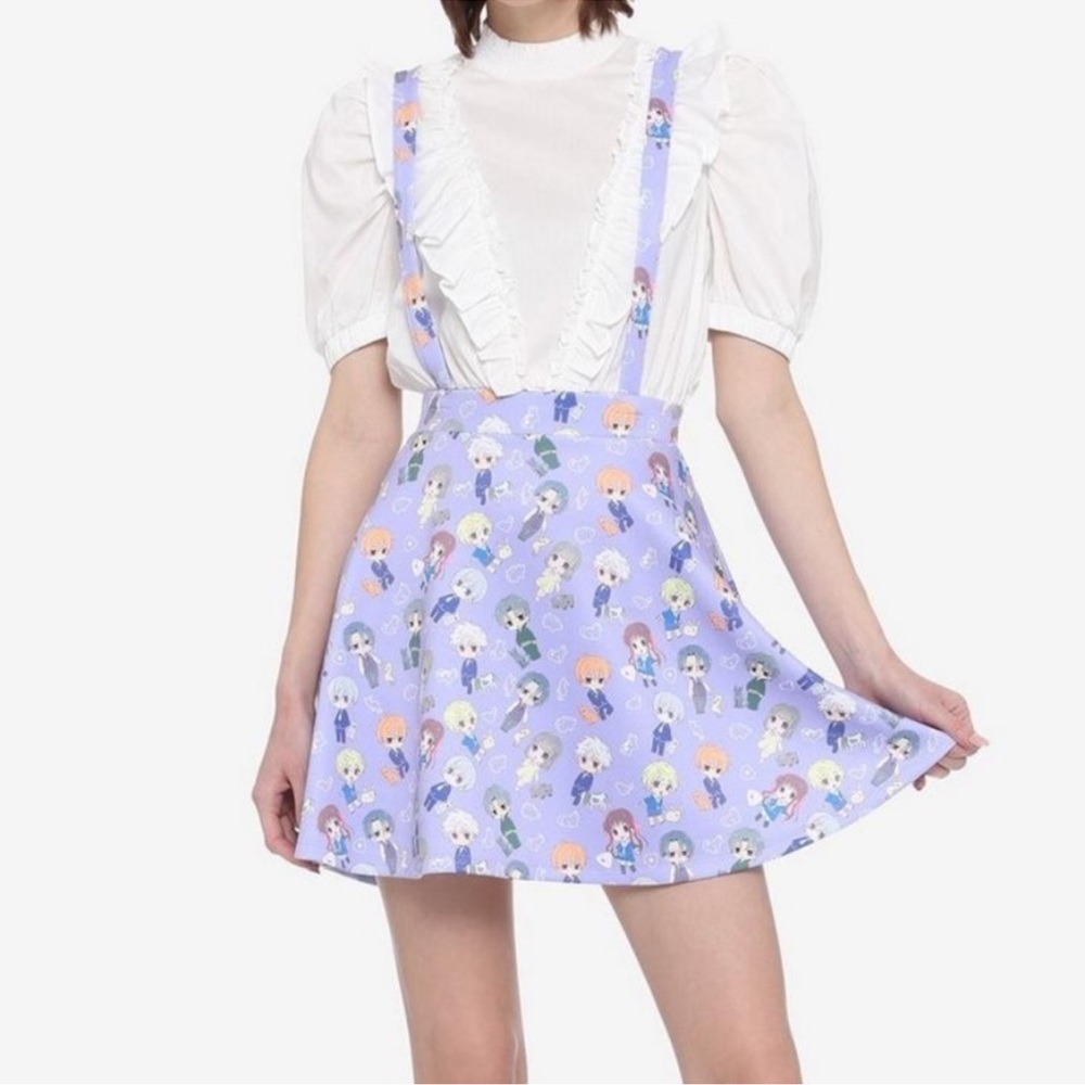 Hot Topic Fruit’s Basket Chibi Suspender‎ Skirt Size XL